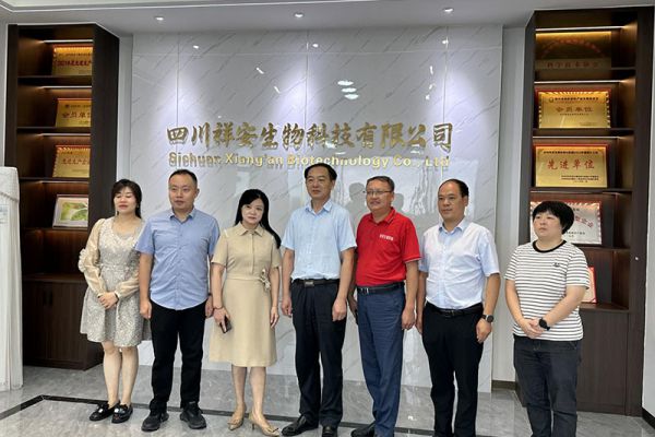 龍馬潭區(qū)李常委一行蒞臨公司調(diào)研指導(dǎo)工作